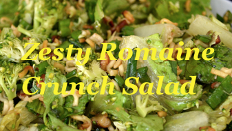 Zesty Romaine Crunch Salad Zesty Romaine Crunch Salad